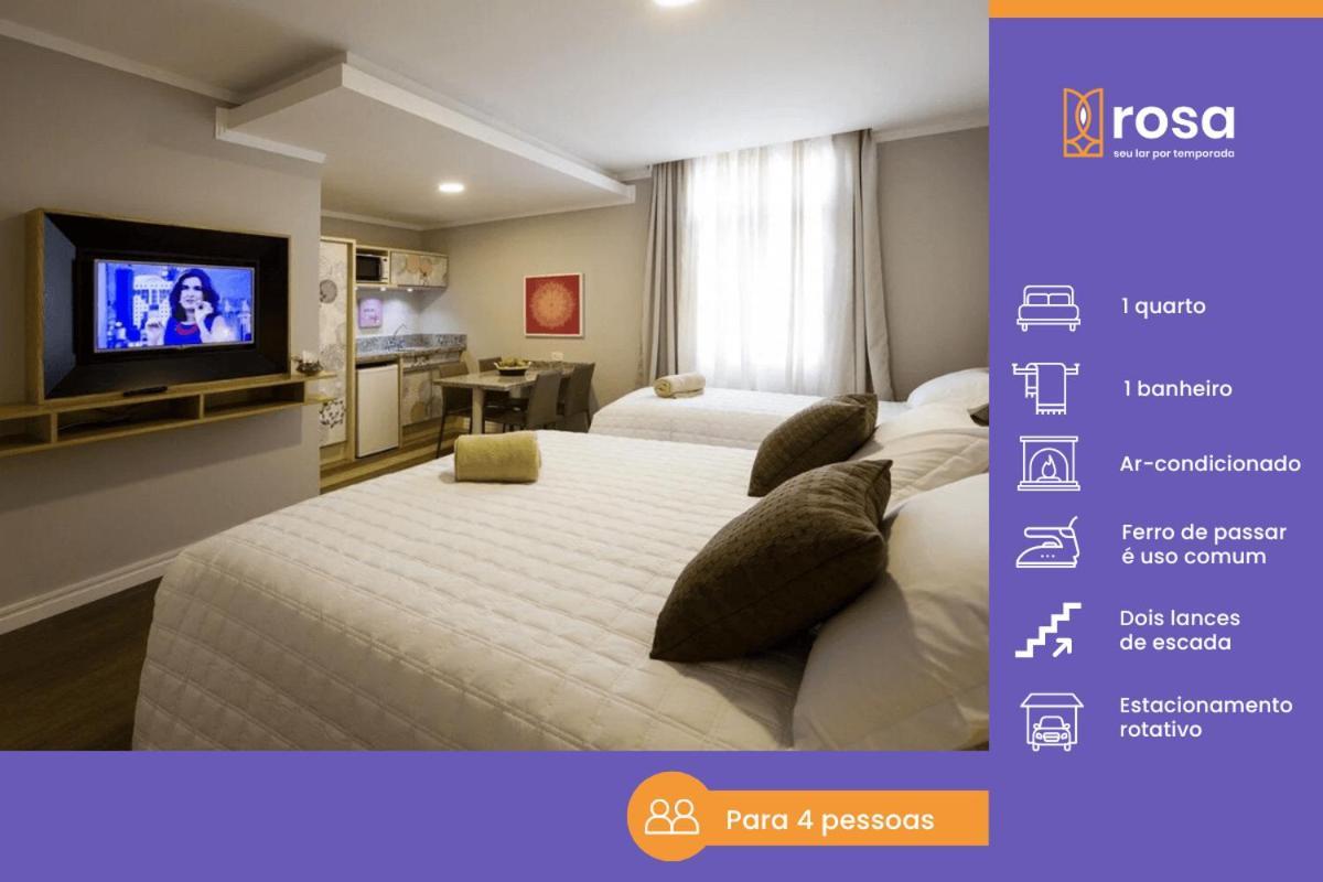 Rosa Flats Charm Gramado Apartamento Exterior foto